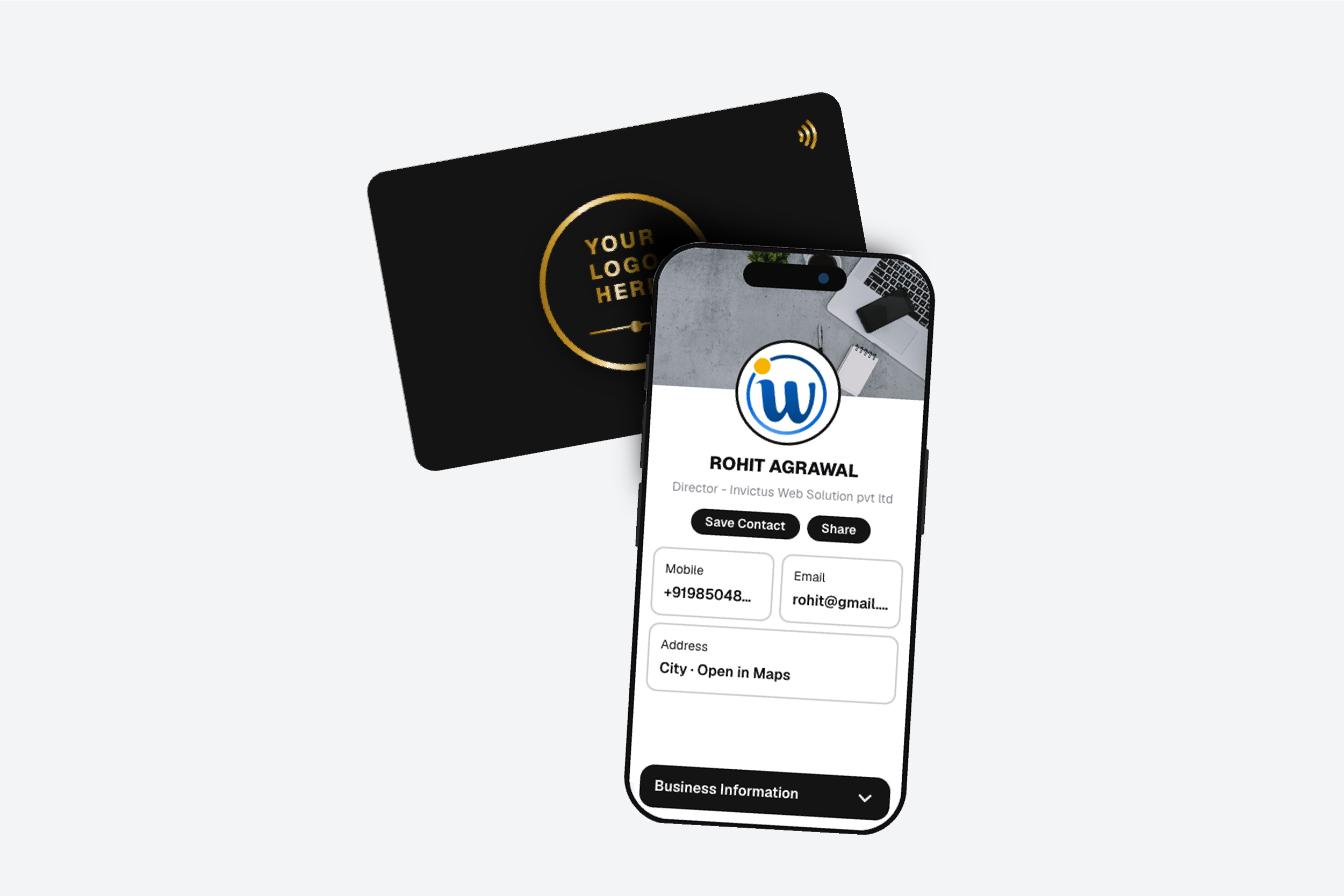 Share your details with anyone